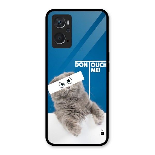 Kitty Dont Touch Glass Back Case for Oppo K10 4G