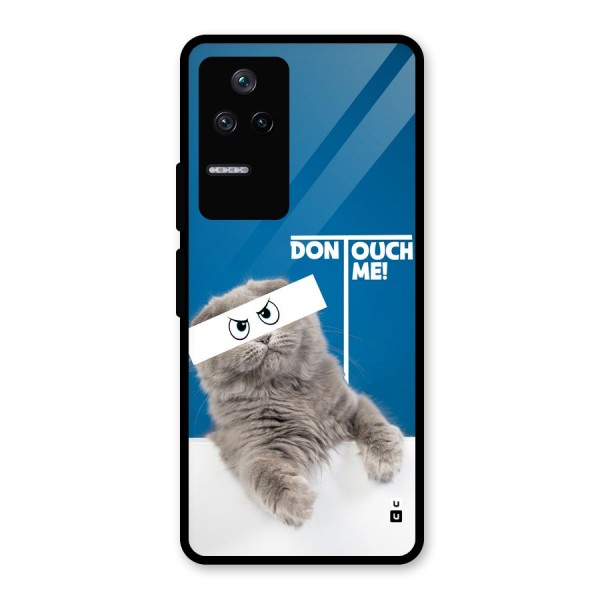 Kitty Dont Touch Glass Back Case for Poco F4 5G
