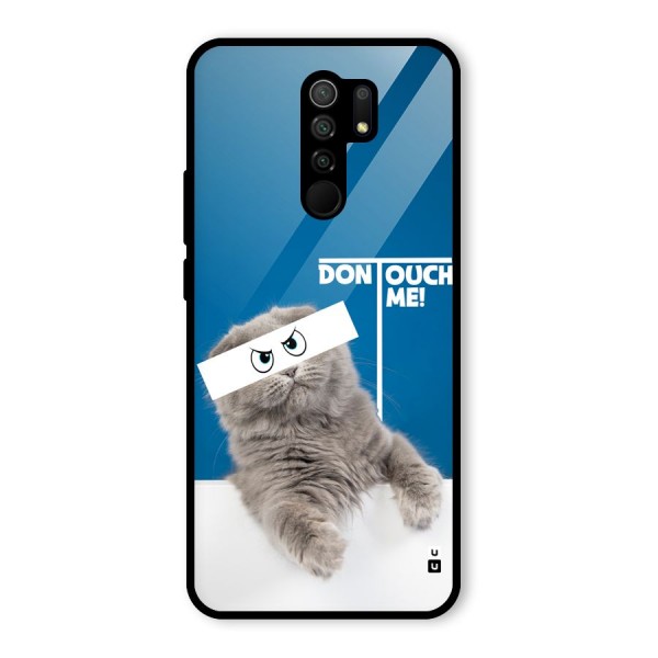Kitty Dont Touch Glass Back Case for Poco M2
