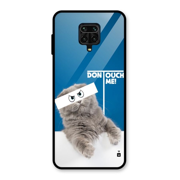 Kitty Dont Touch Glass Back Case for Poco M2 Pro