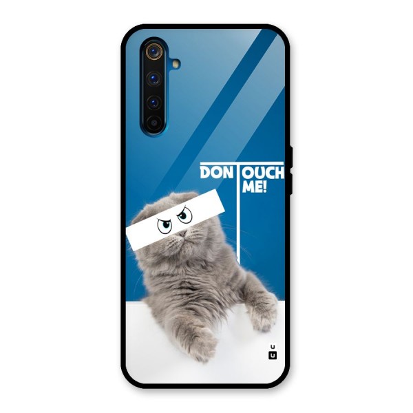 Kitty Dont Touch Glass Back Case for Realme 6 Pro