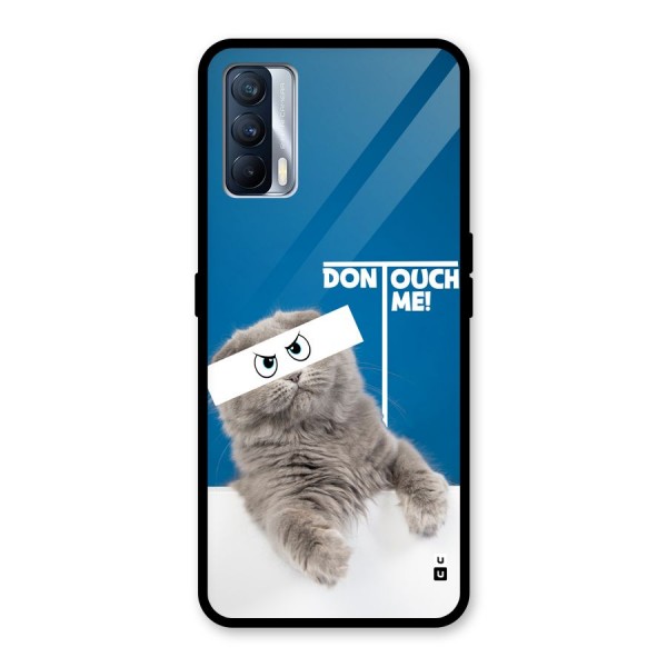 Kitty Dont Touch Glass Back Case for Realme X7