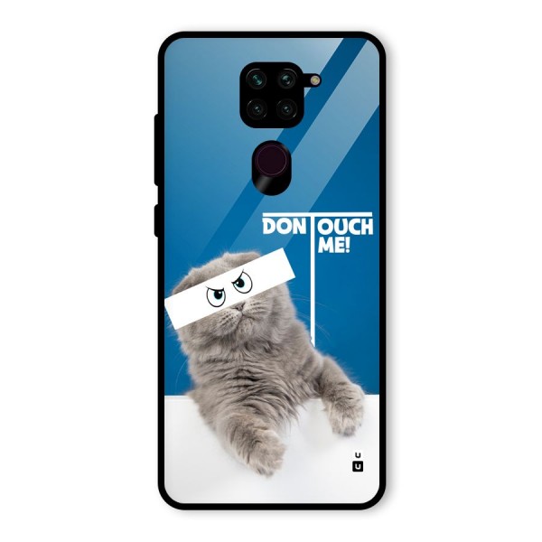 Kitty Dont Touch Glass Back Case for Redmi Note 9