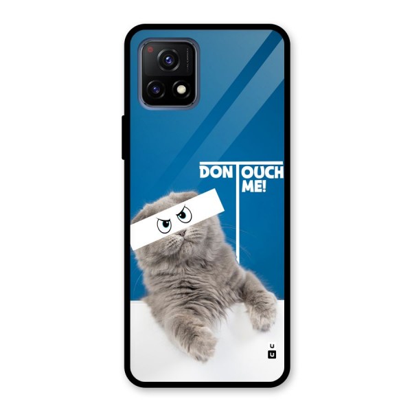 Kitty Dont Touch Glass Back Case for Vivo Y72 5G