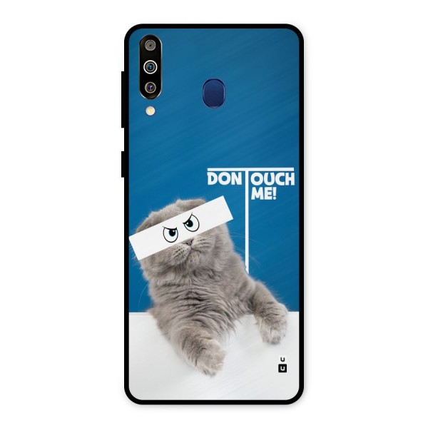 Kitty Dont Touch Metal Back Case for Galaxy M30