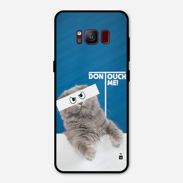 Kitty Dont Touch Metal Back Case for Galaxy S8