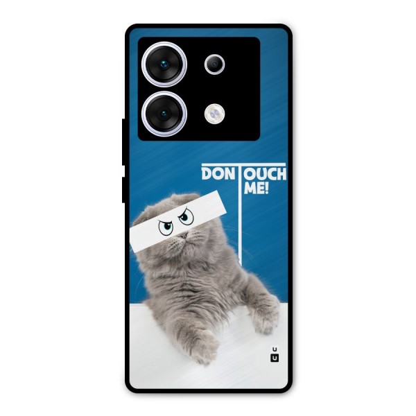 Kitty Dont Touch Metal Back Case for Infinix Zero 30 5G