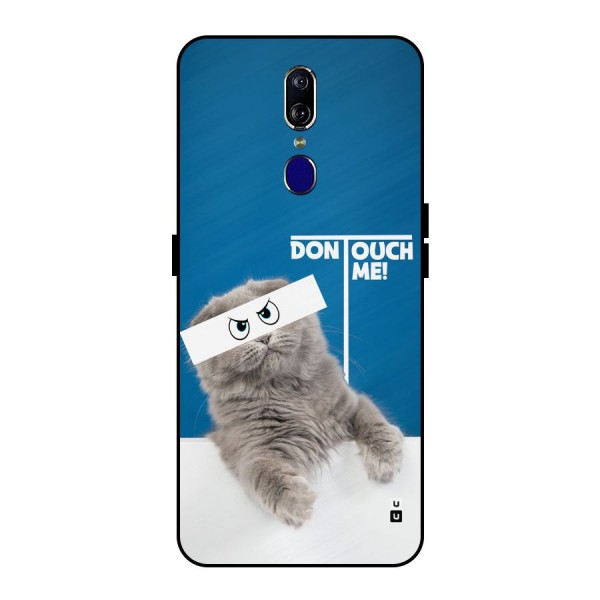 Kitty Dont Touch Metal Back Case for Oppo F11