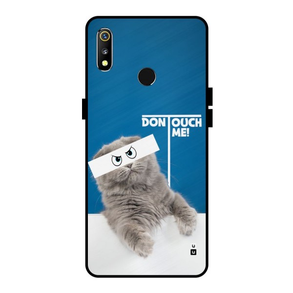 Kitty Dont Touch Metal Back Case for Realme 3