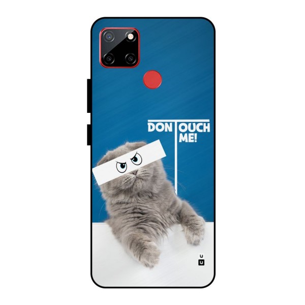 Kitty Dont Touch Metal Back Case for Realme C12