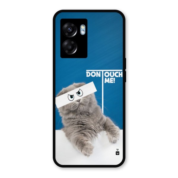 Kitty Dont Touch Metal Back Case for Realme Narzo 50 5G