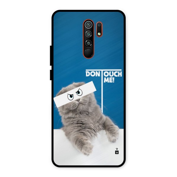 Kitty Dont Touch Metal Back Case for Redmi 9 Prime