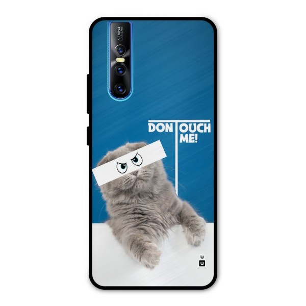 Kitty Dont Touch Metal Back Case for Vivo V15 Pro