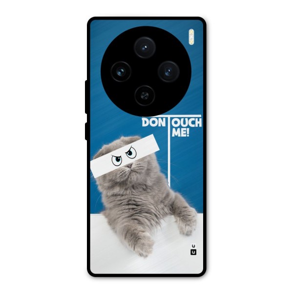 Kitty Dont Touch Metal Back Case for Vivo X100