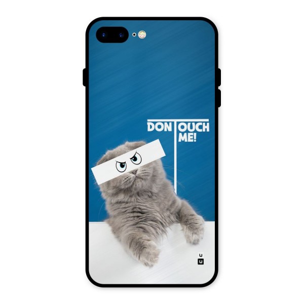 Kitty Dont Touch Metal Back Case for iPhone 8 Plus