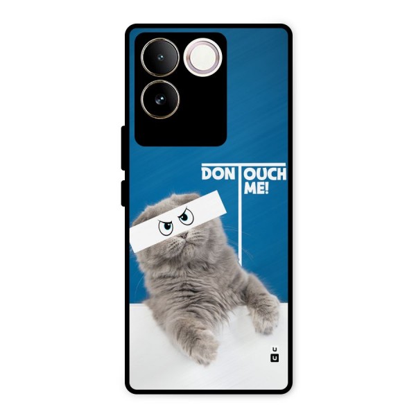 Kitty Dont Touch Metal Back Case for iQOO Z7 Pro