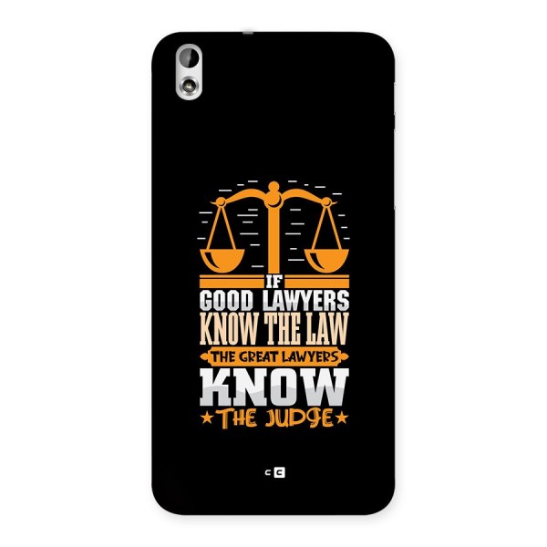 Know The Judge Back Case for Desire 816