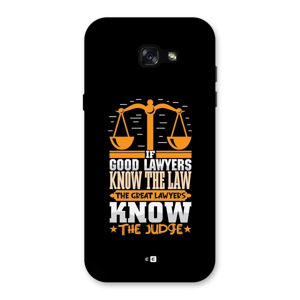 Know The Judge Back Case for Galaxy A7 (2017)