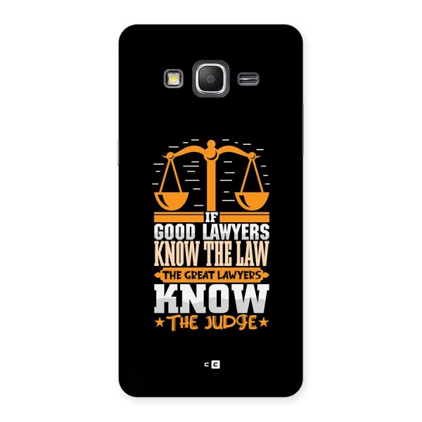 Know The Judge Back Case for Galaxy Grand Prime