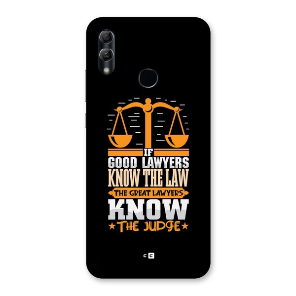 Know The Judge Back Case for Honor 10 Lite
