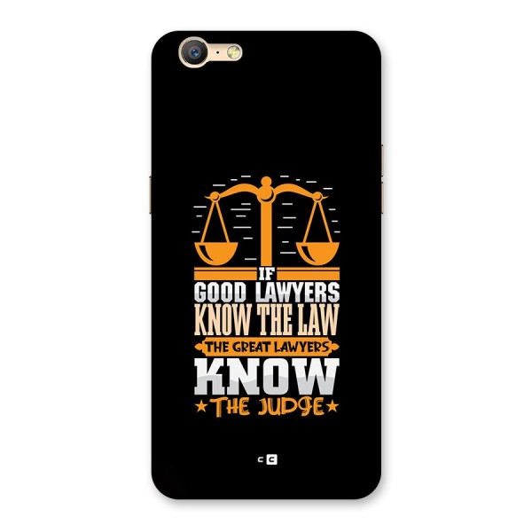 Know The Judge Back Case for Oppo A39