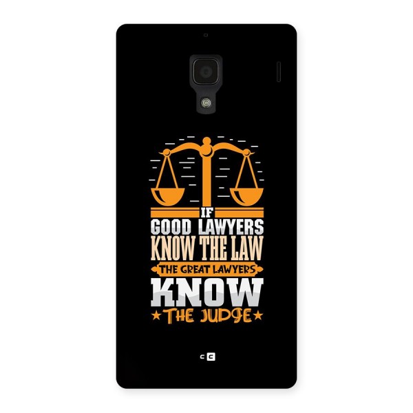 Know The Judge Back Case for Redmi 1s