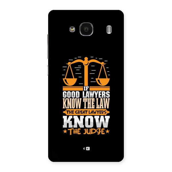 Know The Judge Back Case for Redmi 2s