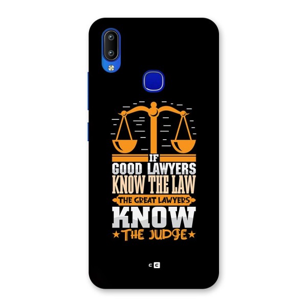 Know The Judge Back Case for Vivo Y91