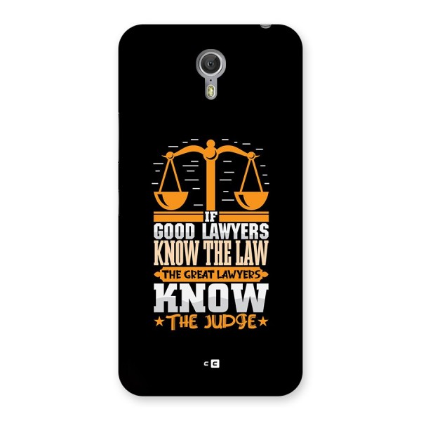 Know The Judge Back Case for Zuk Z1