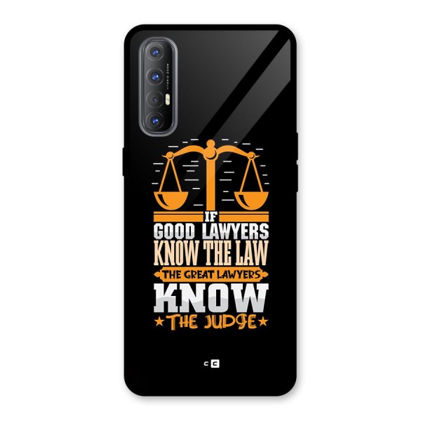 Know The Judge Glass Back Case for Oppo Reno3 Pro