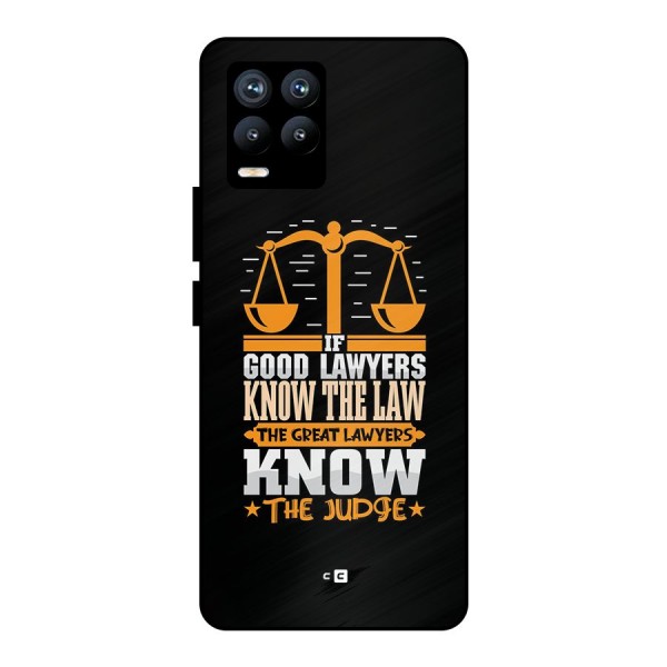 Know The Judge Metal Back Case for Realme 8 Pro