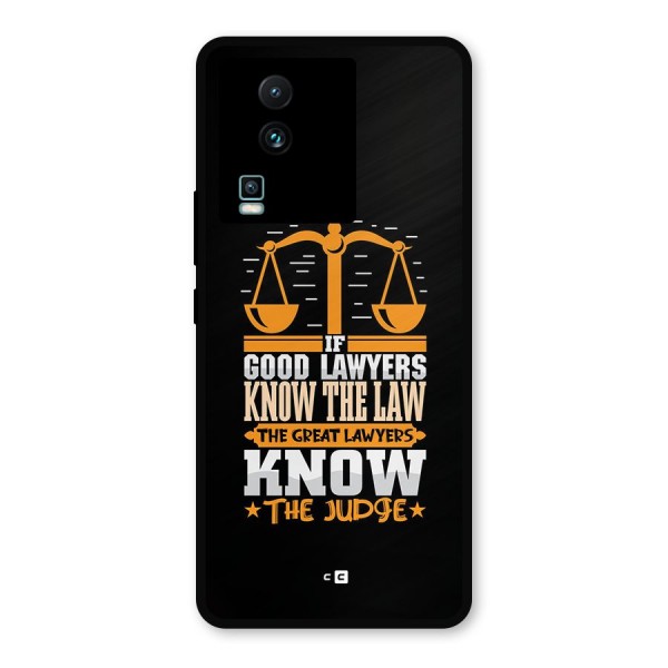 Know The Judge Metal Back Case for iQOO Neo 7