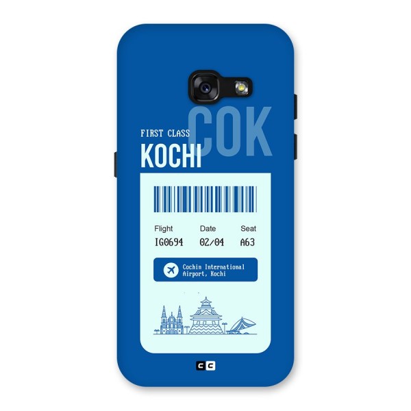 Kochi Boarding Pass Back Case for Galaxy A3 (2017)