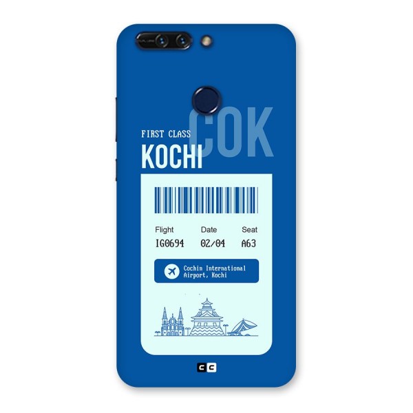 Kochi Boarding Pass Back Case for Honor 8 Pro