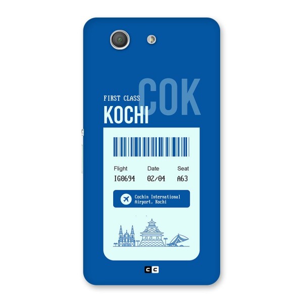Kochi Boarding Pass Back Case for Xperia Z3 Compact