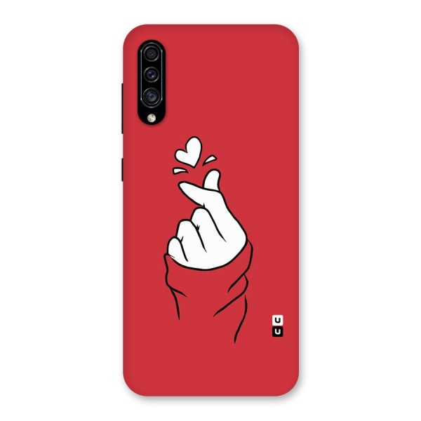Korean Love Sign Back Case for Galaxy A30s