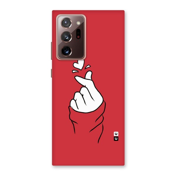 Korean Love Sign Back Case for Galaxy Note 20 Ultra