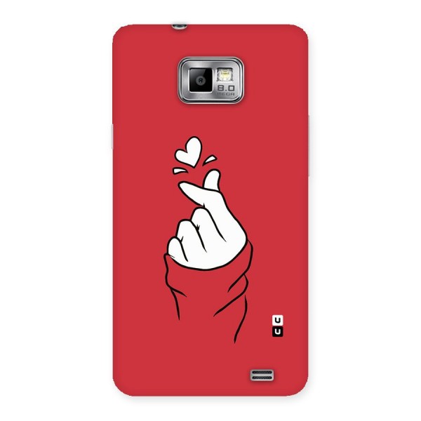 Korean Love Sign Back Case for Galaxy S2