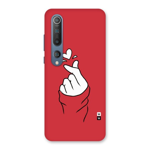 Korean Love Sign Back Case for Mi 10