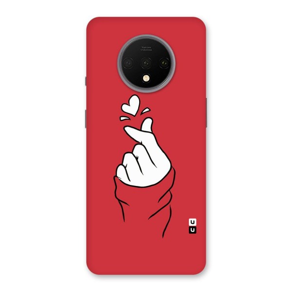 Korean Love Sign Back Case for OnePlus 7T