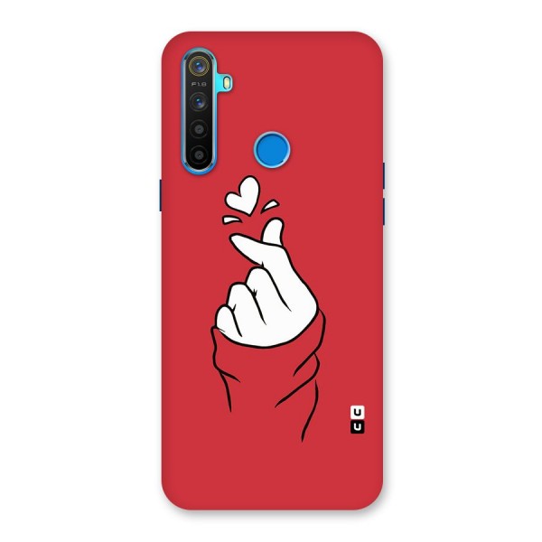 Korean Love Sign Back Case for Realme 5s