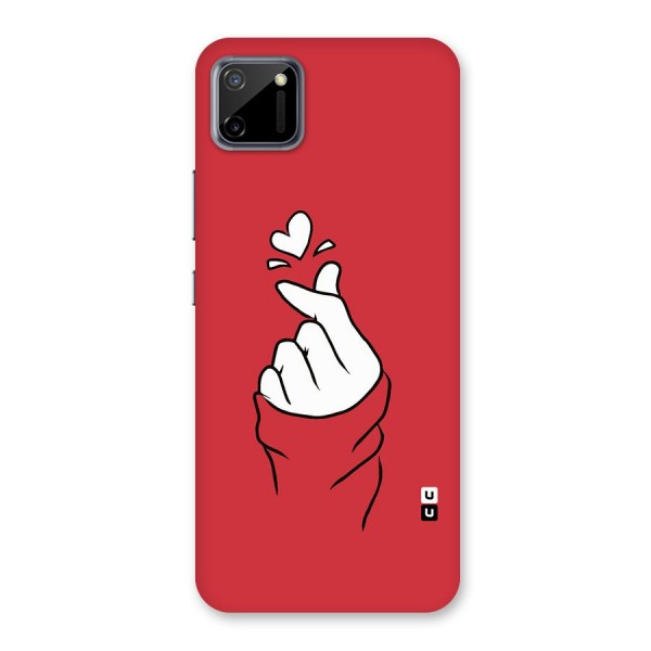 Korean Love Sign Back Case for Realme C11