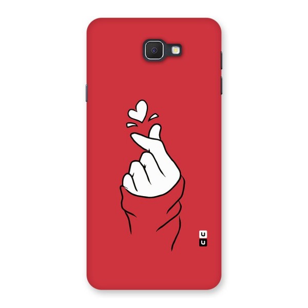 Korean Love Sign Back Case for Samsung Galaxy J7 Prime