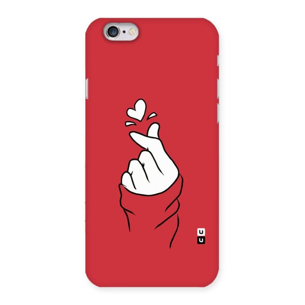 Korean Love Sign Back Case for iPhone 6 6S