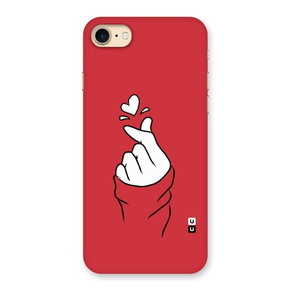 Korean Love Sign Back Case for iPhone 7