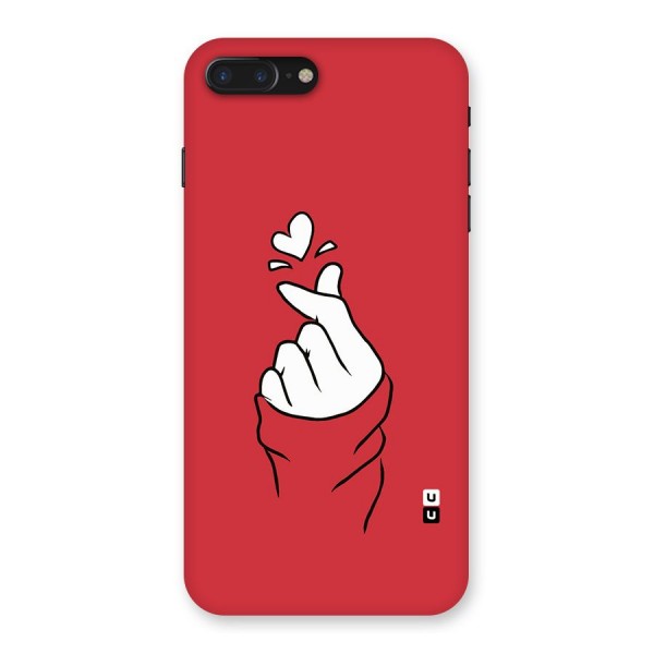 Korean Love Sign Back Case for iPhone 7 Plus
