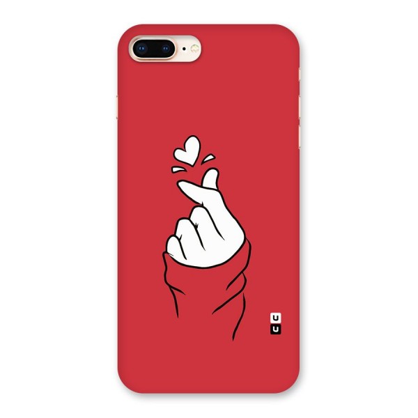 Korean Love Sign Back Case for iPhone 8 Plus