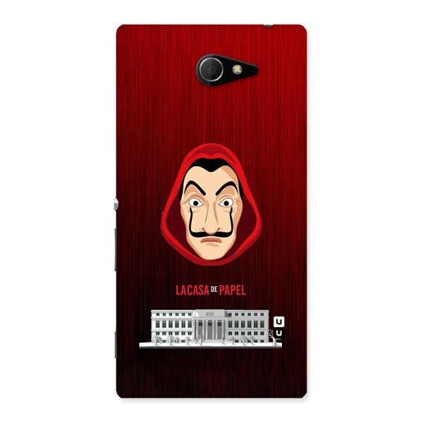 Lacasa Papel Minimalist Back Case for Sony Xperia M2