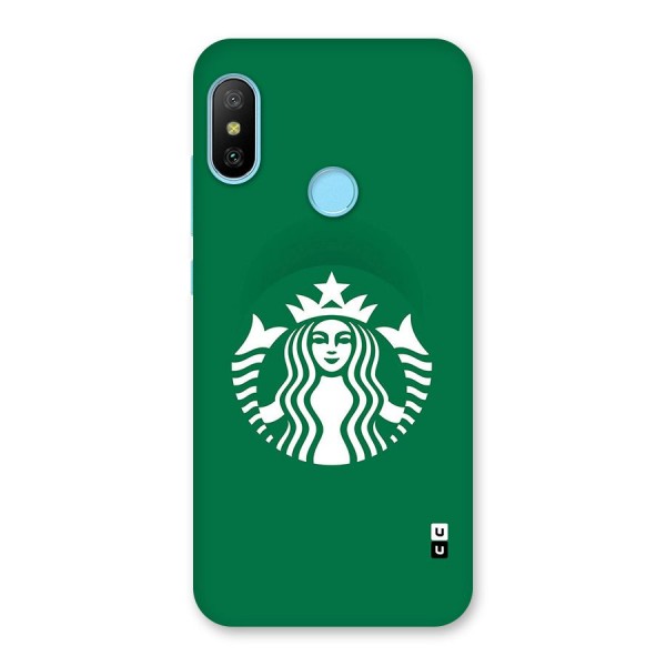 Lady StarBucks Back Case for Redmi 6 Pro