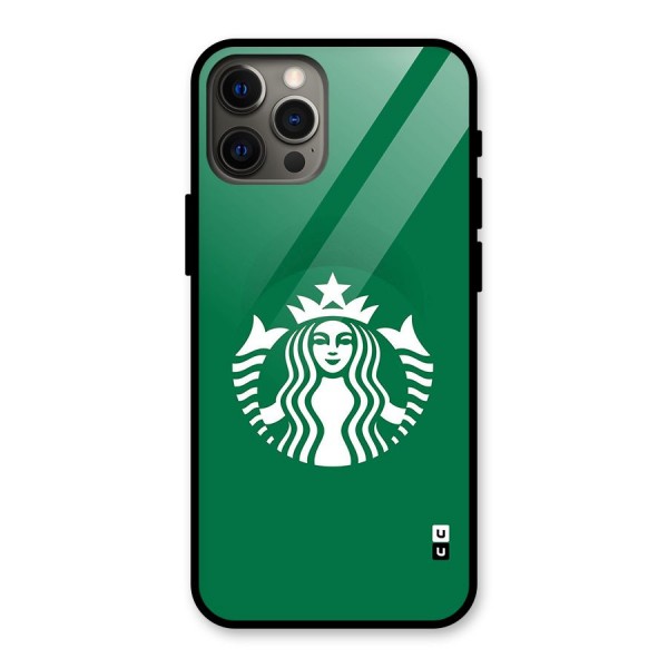 Lady StarBucks Glass Back Case for iPhone 12 Pro Max